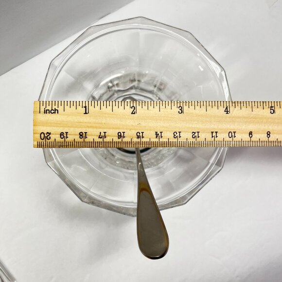 VTG Dansk International Design LTD Full lead Crystal Condiment Jar W/Lid & Spoon - Picture 9 of 10